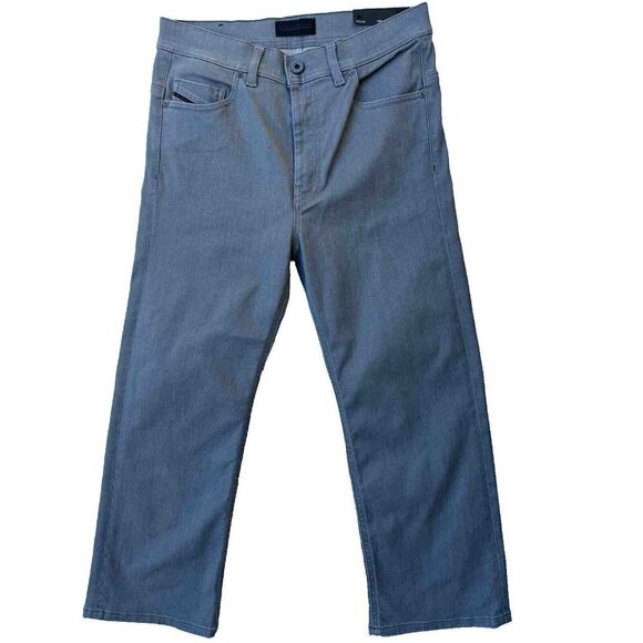 DIESEL Black Gold Women's Gray Type-1740 5 Pockets Crop Jeans Size 26 - Picture 14 of 15